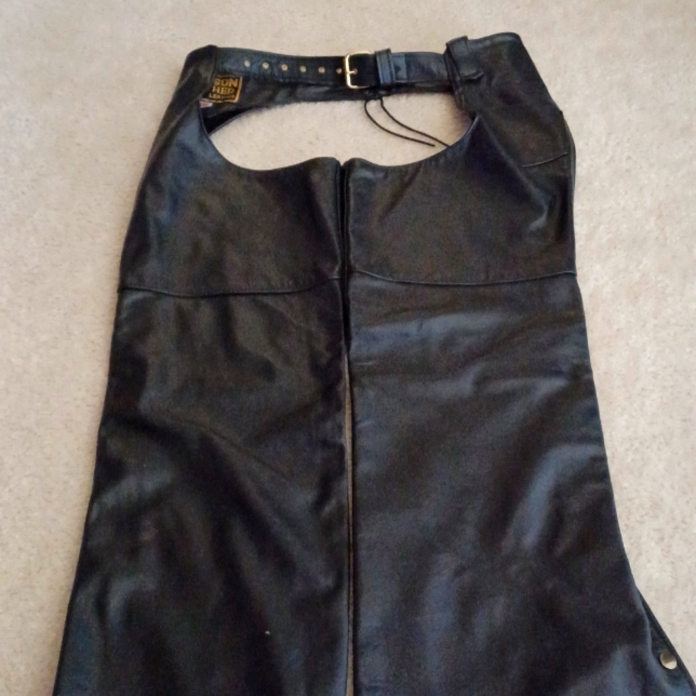 Hudson Leather Biker Chops